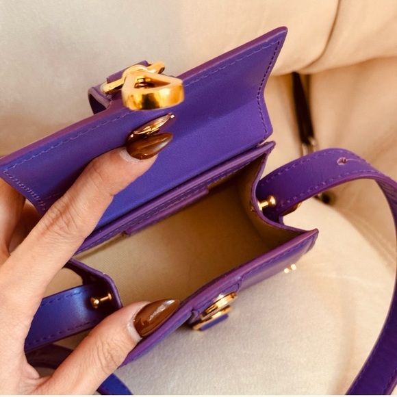 Jacquemus Authentic Mini Le Chiquito Montagne Like New Purple - Picture 8 of 8